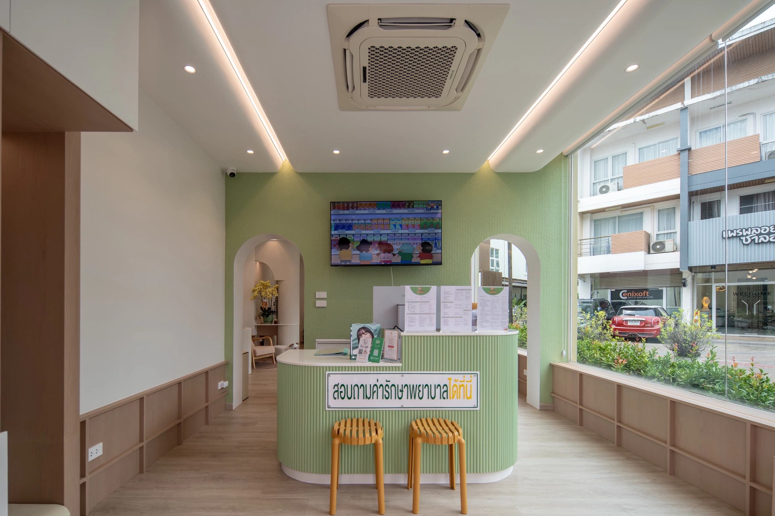 ห้องทรีตเมนต์สะอาดทันสมัยของคลินิก